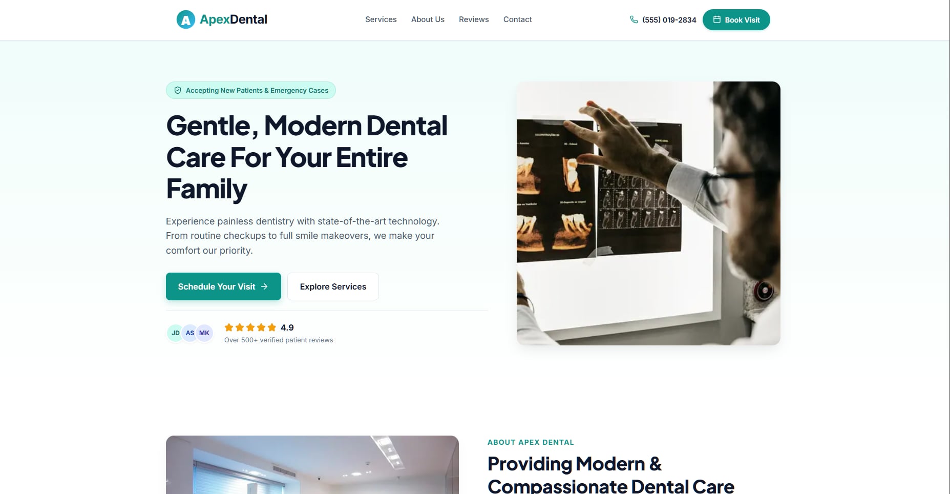 White Label Dental Landing Page