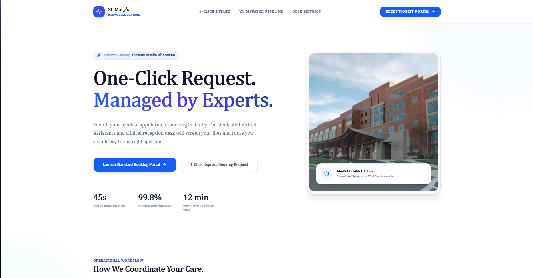 MedVA Secure Hospital Booking